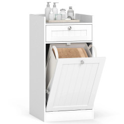 Шкафчик для ванной Costway JV13024WH (White) Thumb