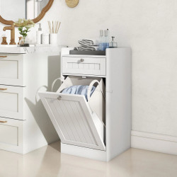 Шкафчик для ванной Costway JV13024WH (White)