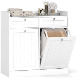 Dulap pentru baie Costway JV13025WH (White) Thumb