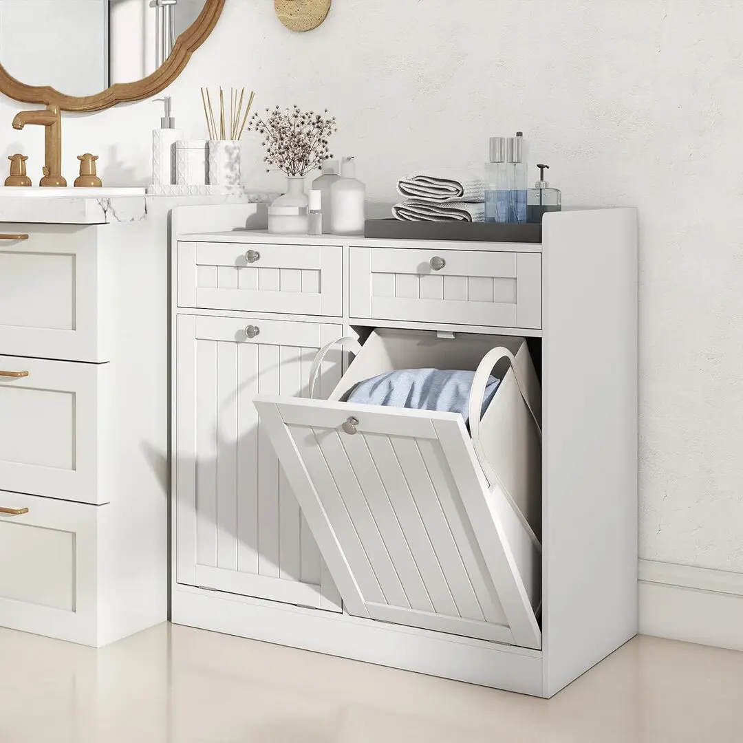 Dulap pentru baie Costway JV13025WH (White)