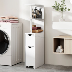Шкафчик для ванной Costway JV13167WH (White)