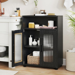 Шкафчик для ванной Costway JV13226DK (Black)