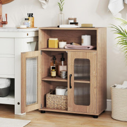 Шкафчик для ванной Costway JV13226NA (Natural)