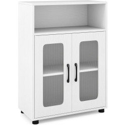 Шкафчик для ванной Costway JV13226WH (White) Thumb
