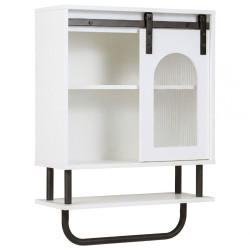 Шкафчик для ванной Costway JV13417WH (White) Thumb