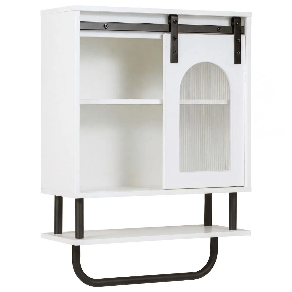 Шкафчик для ванной Costway JV13417WH (White) - 2