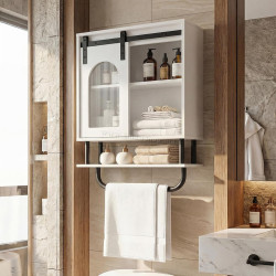 Шкафчик для ванной Costway JV13417WH (White)