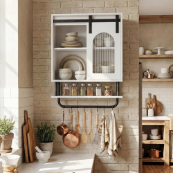 Шкафчик для ванной Costway JV13417WH (White) Thumb