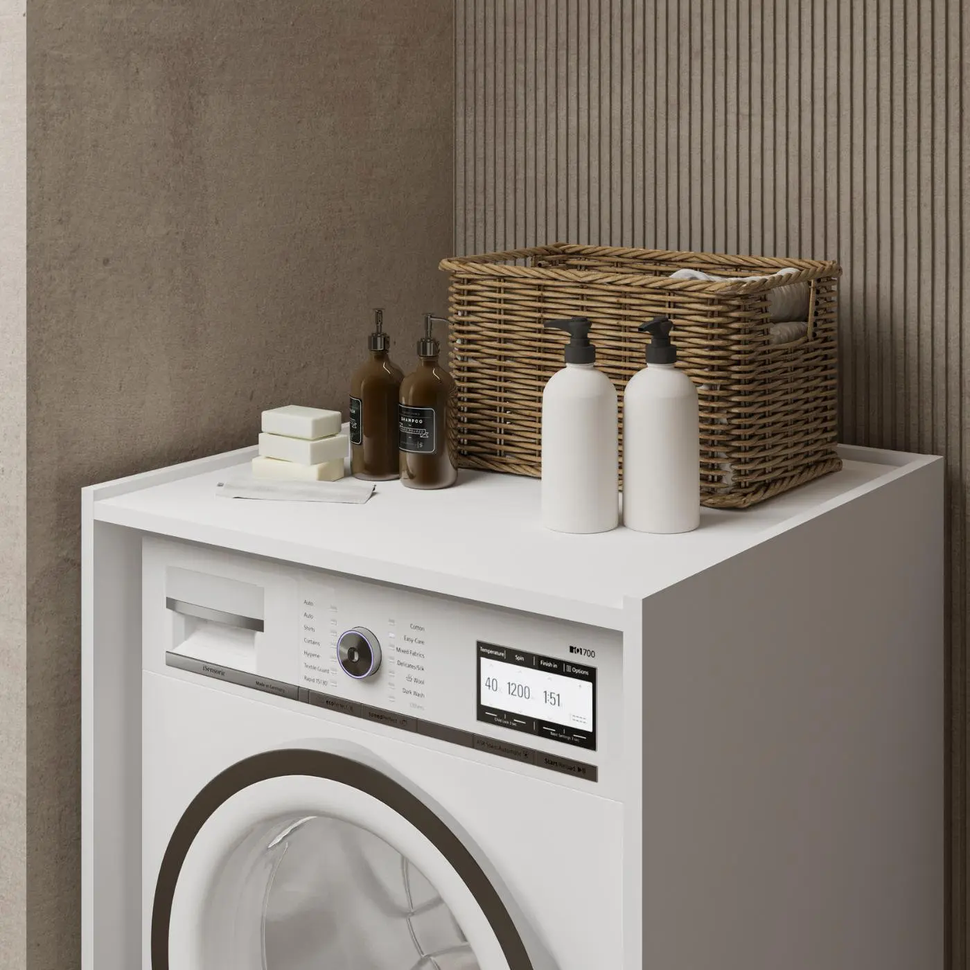 Шкаф для стиральной машины Helvetia Andiamo 3097OK60 (White) - 7
