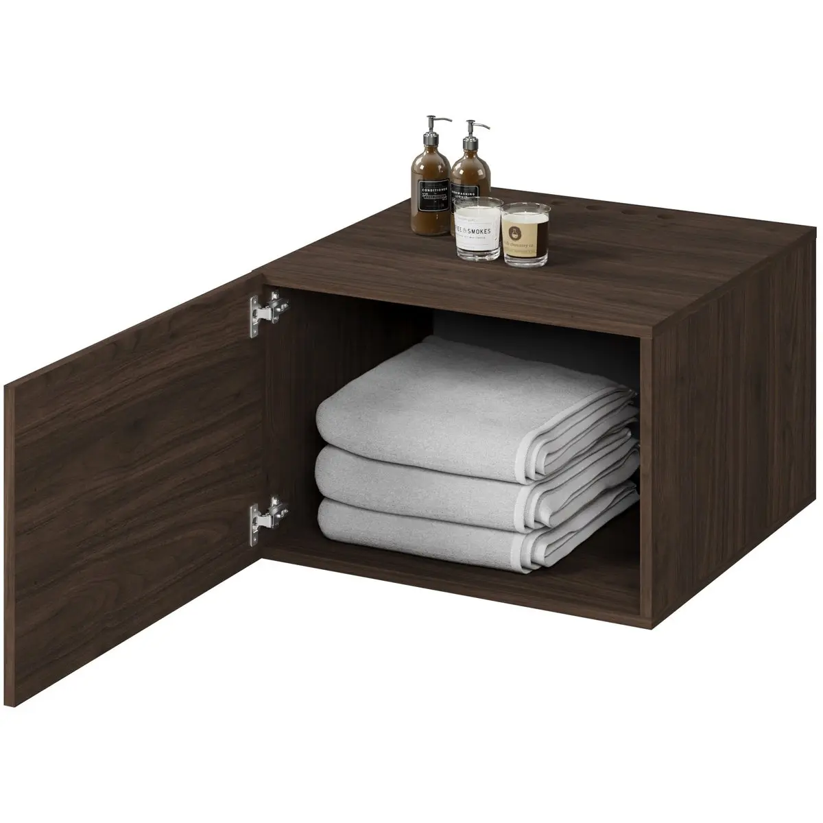 Шкафчик для ванной Helvetia AZA 30OVME08 (Walnut Villa) - 5