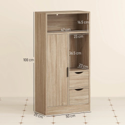 Шкаф Homcom 834-860V00ND (Natural) Thumb