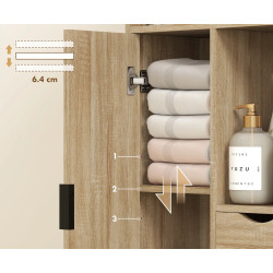 Шкаф Homcom 834-860V00ND (Natural) Thumb