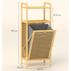 Шкаф Homcom 834-878V00ND (Bamboo) Thumb