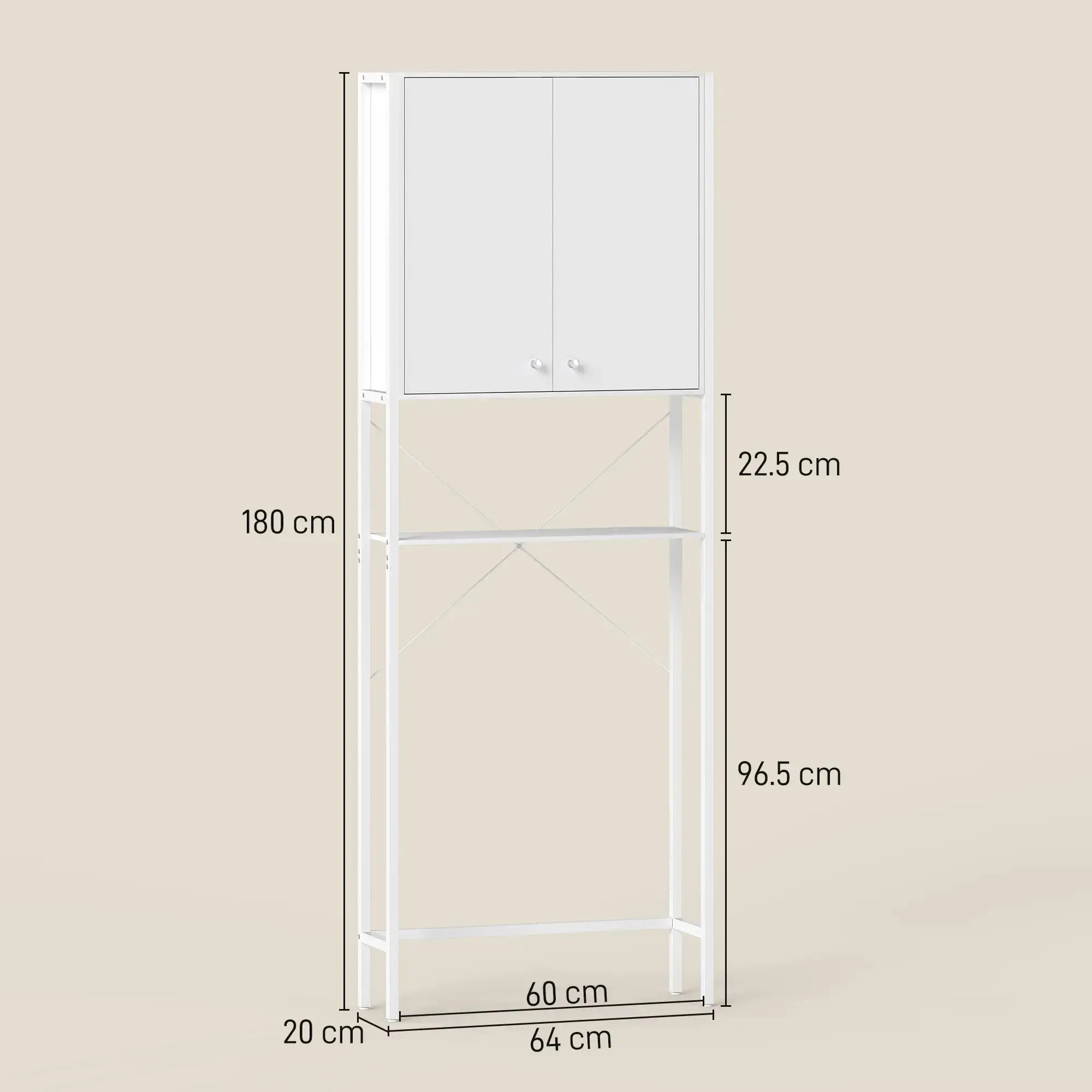 Шкаф Homcom 834-883V90WT (White) - 6