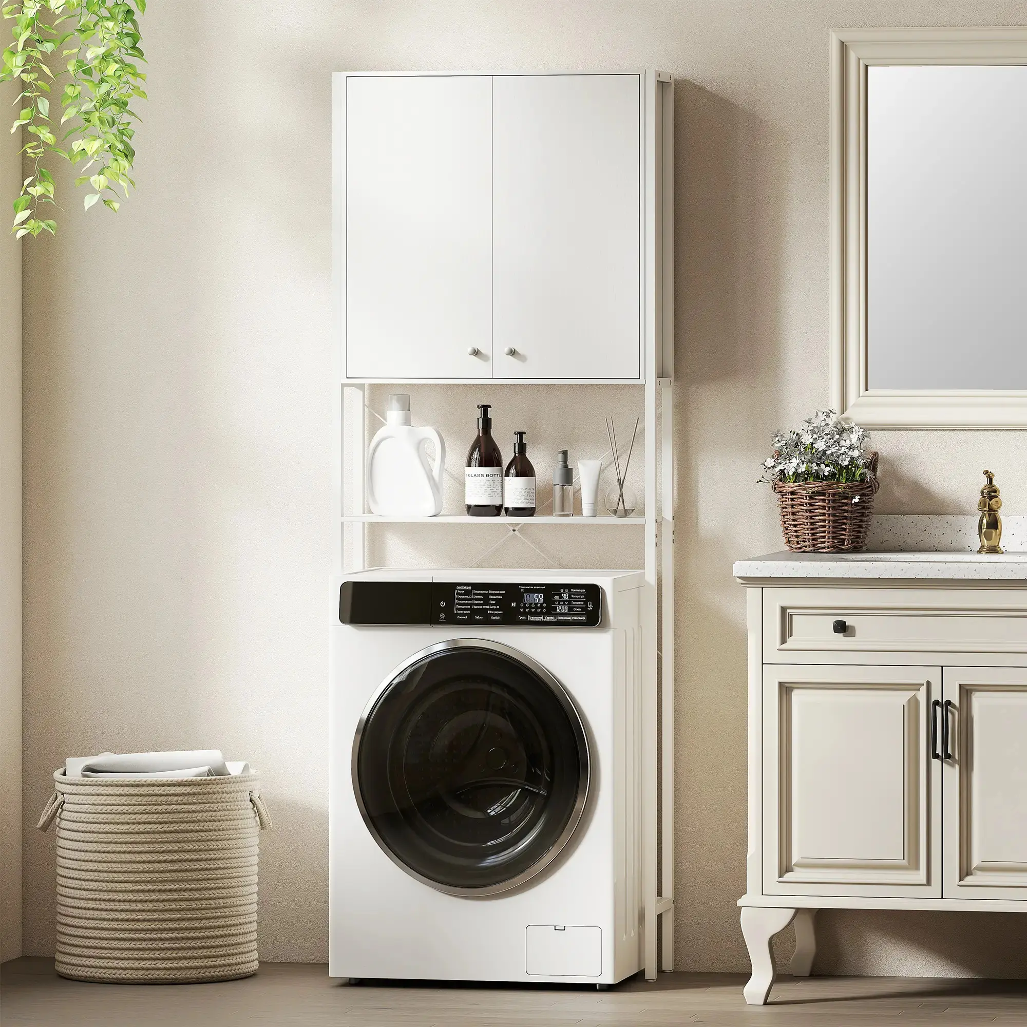 Шкаф Homcom 834-883V90WT (White) - 8