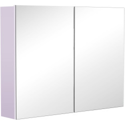Шкаф подвесной с зеркалом Homcom 834-044 (White) Thumb