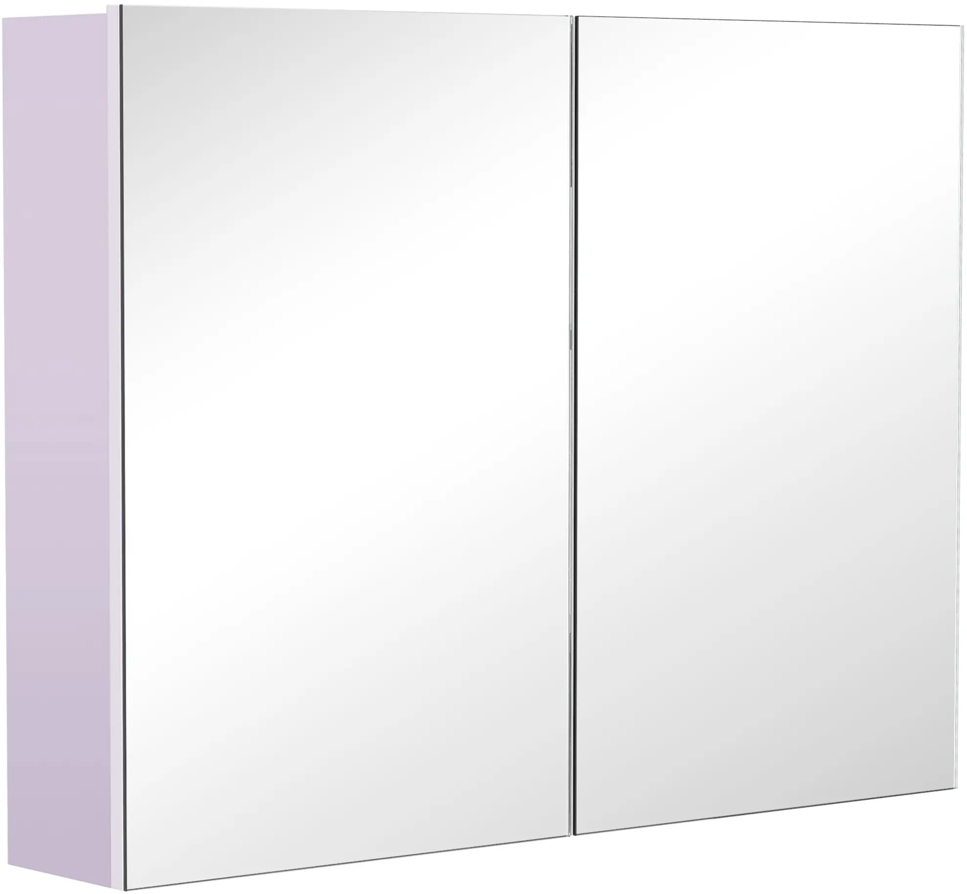 Шкаф подвесной с зеркалом Homcom 834-044 (White) - 2