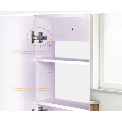 Шкаф подвесной с зеркалом Homcom 834-044 (White) Thumb