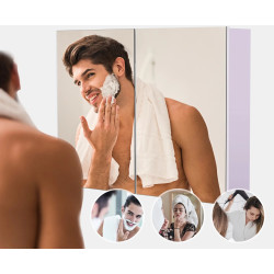 Шкаф подвесной с зеркалом Homcom 834-044 (White) Thumb