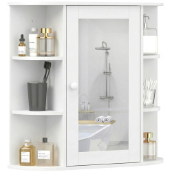 Шкаф с зеркалом Homcom 834-203 (White) Thumb