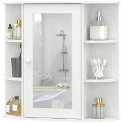 Шкаф с зеркалом Homcom 834-203 (White) Thumb