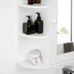 Шкаф с зеркалом Homcom 834-203 (White) Thumb