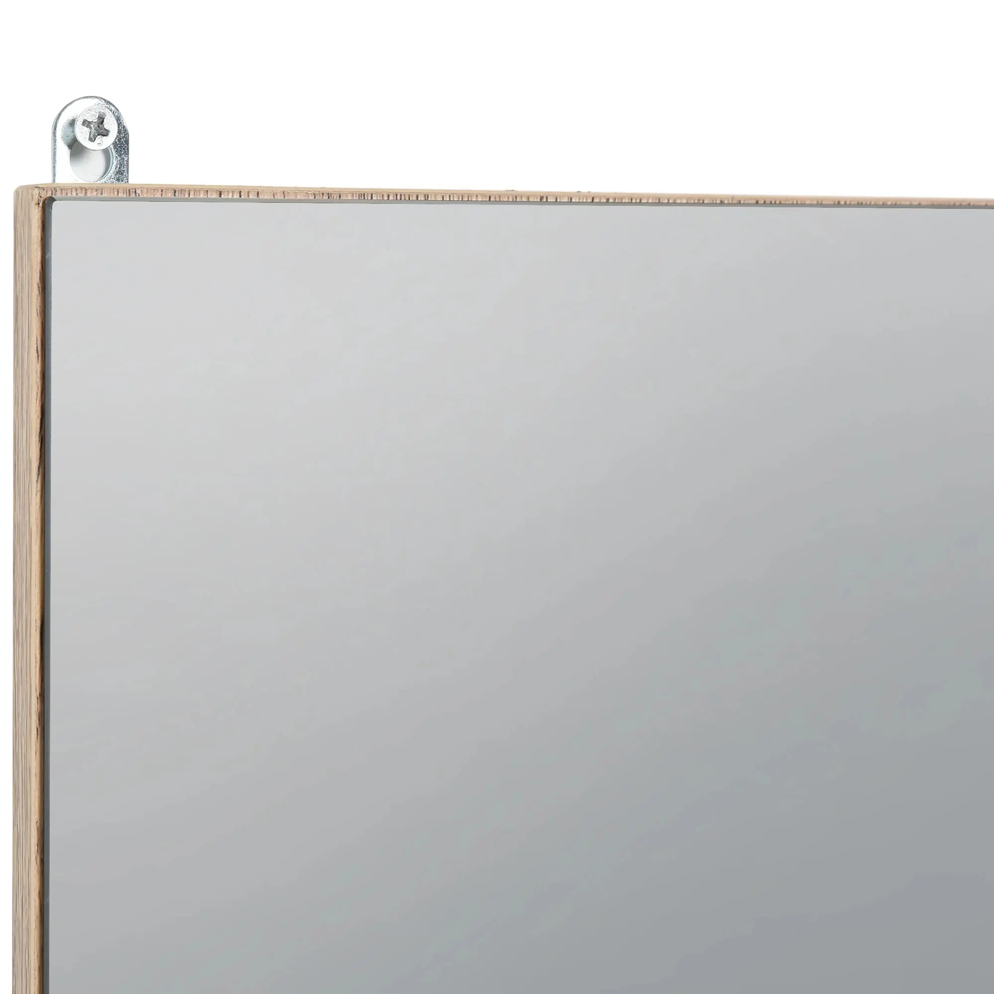 Шкаф с зеркалом Homcom 834-244 (Grey/Oak) - 6
