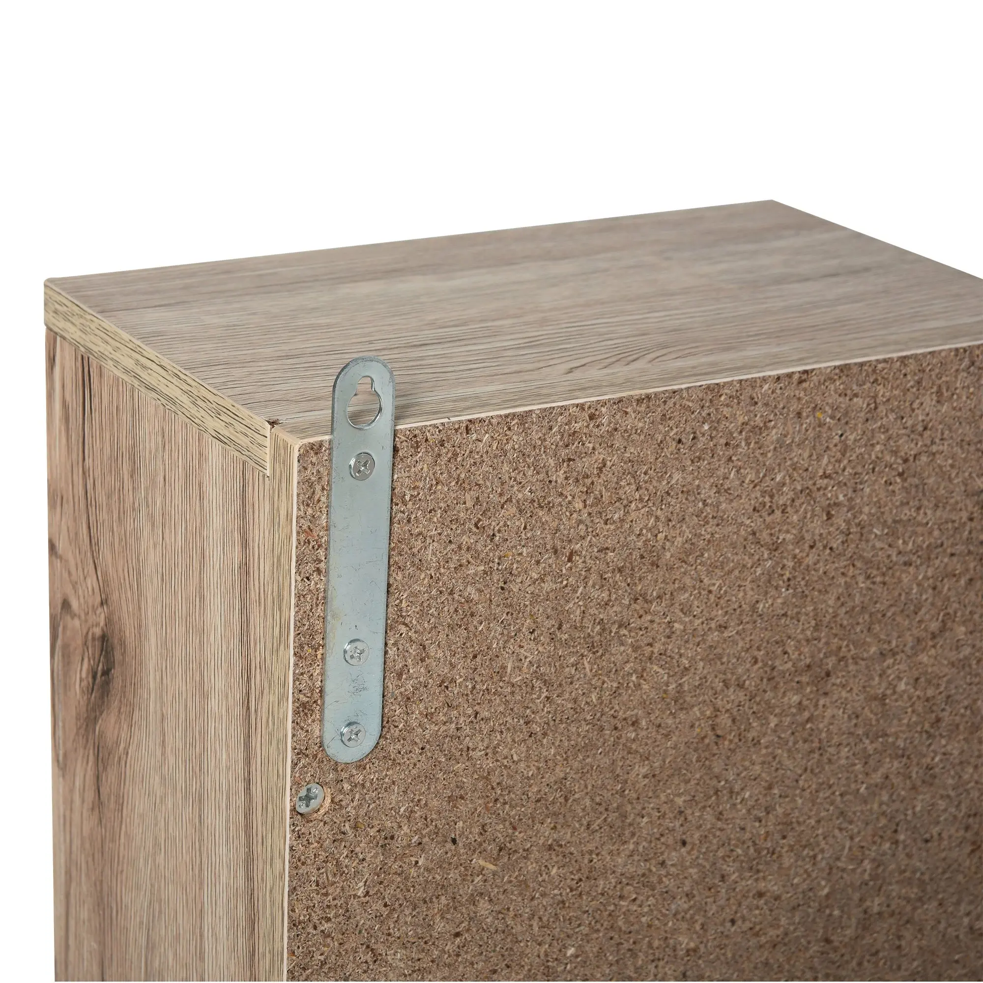 Шкаф с зеркалом Homcom 834-244 (Grey/Oak) - 7