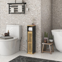 Dulap mic Homcom 834-667V00BK (Black/Natural)