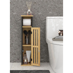 Dulap mic Homcom 834-667V00BK (Black/Natural) Thumb