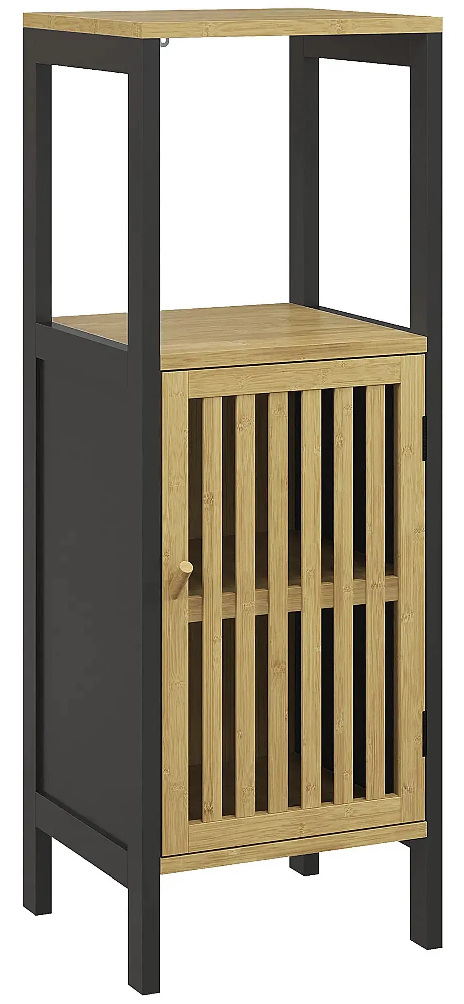 Dulap mic Homcom 834-669V00BK (Black/Natural) - 4