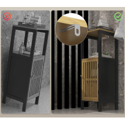 Dulap mic Homcom 834-669V00BK (Black/Natural) Thumb