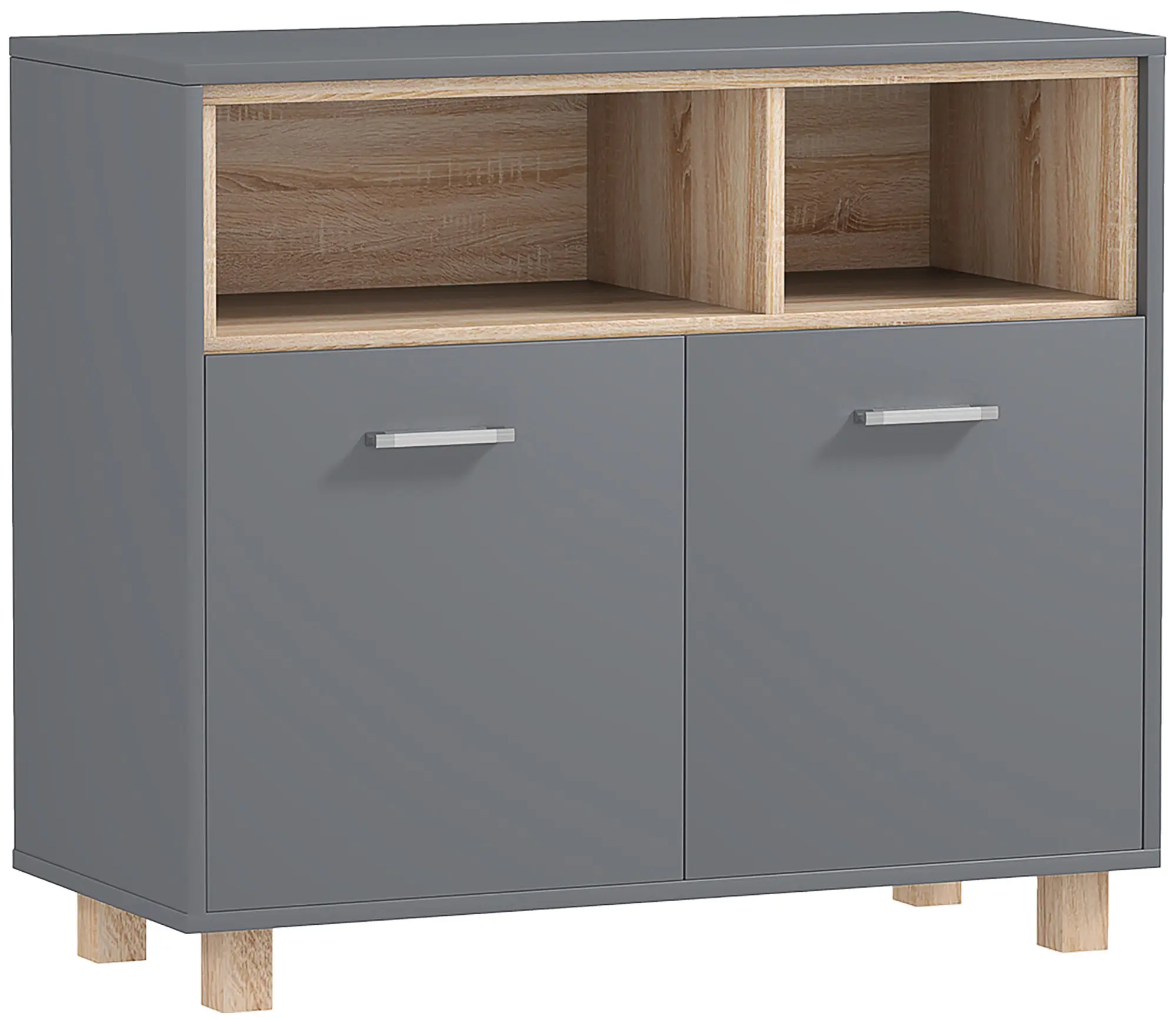 Dulap mic Homcom 834-741V00GY (Grey) - 3