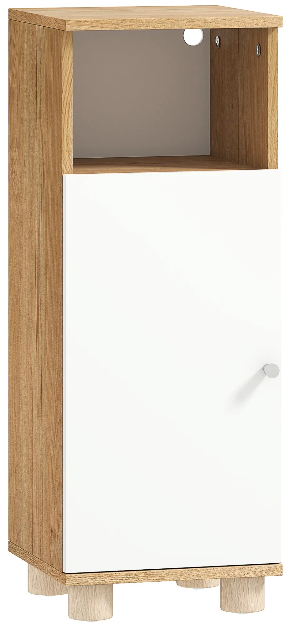 Шкафчик Homcom 834-865V00WT (White/Natural) - 4