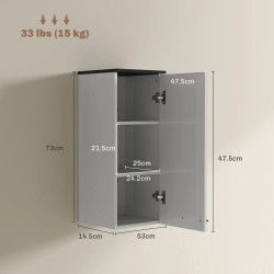 Шкафчик подвесной Homcom 837-531V00WT (White Gloss) Thumb