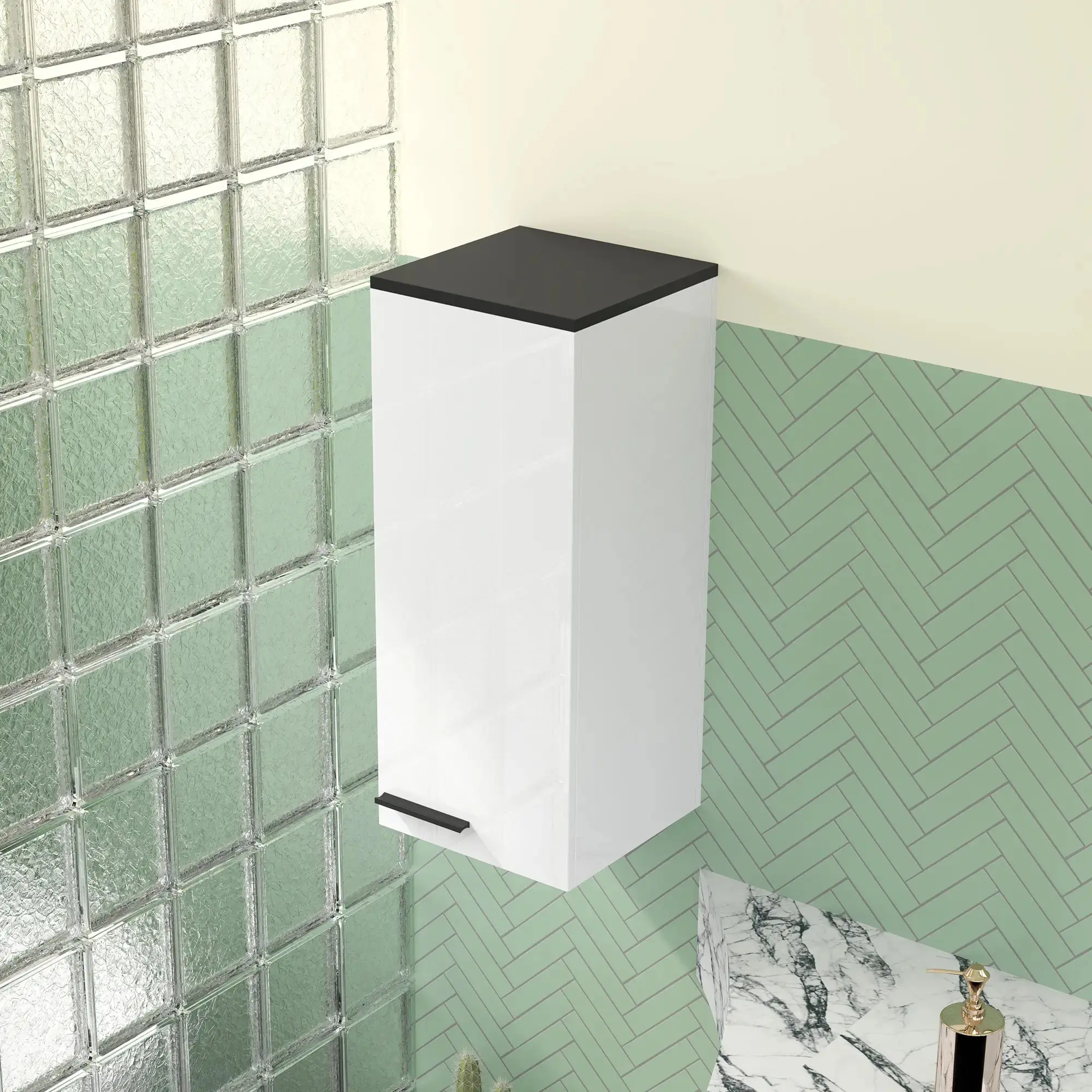 Шкафчик подвесной Homcom 837-531V00WT (White Gloss) - 6