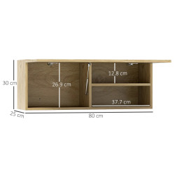 Шкафчик подвесной Homcom 837-540V00ND (Natural) Thumb