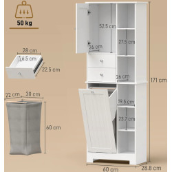 Etajera-penal Homcom 834-934V00WT (White) Thumb