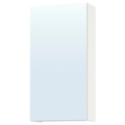 Шкаф с зеркалом Ikea Enhet 40x17x75 (Белый) Thumb