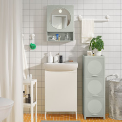 Шкаф с зеркалом Ikea Ivosjon 44x15x59 (Зеленый) Thumb