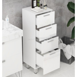 Comoda pentru baie Kleankin 834-627V00WT (White Gloss)