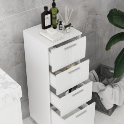 Комод для ванной Kleankin 834-627V00WT (White Gloss) Thumb