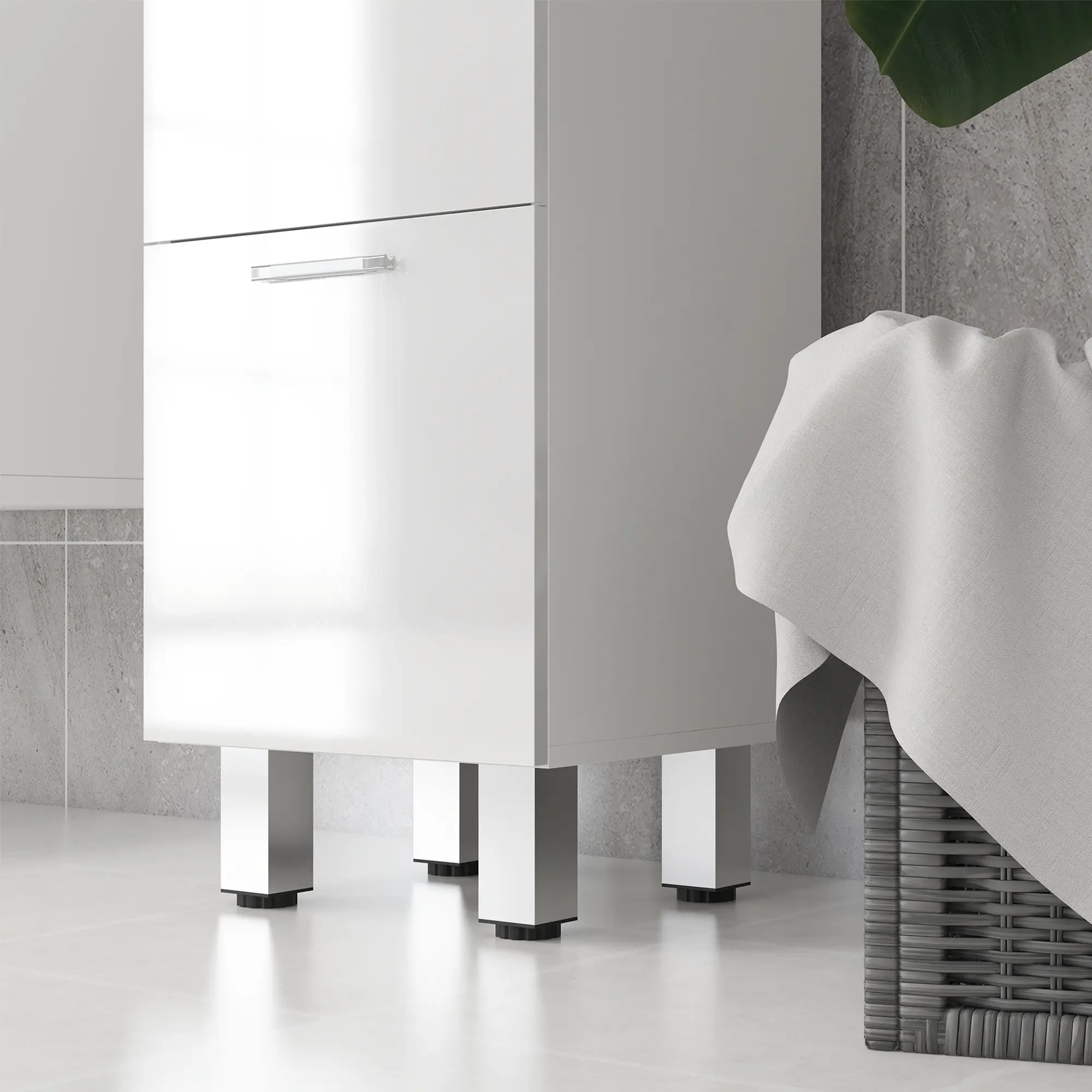 Комод для ванной Kleankin 834-627V00WT (White Gloss) - 6