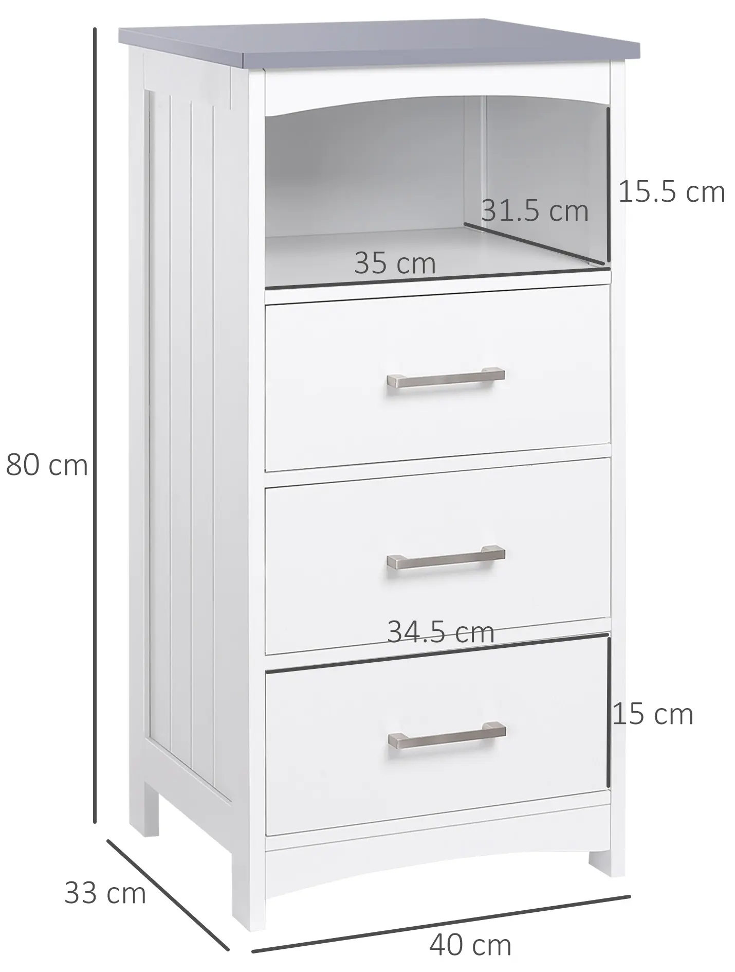 Comoda Kleankin 834-362 (White) - 3