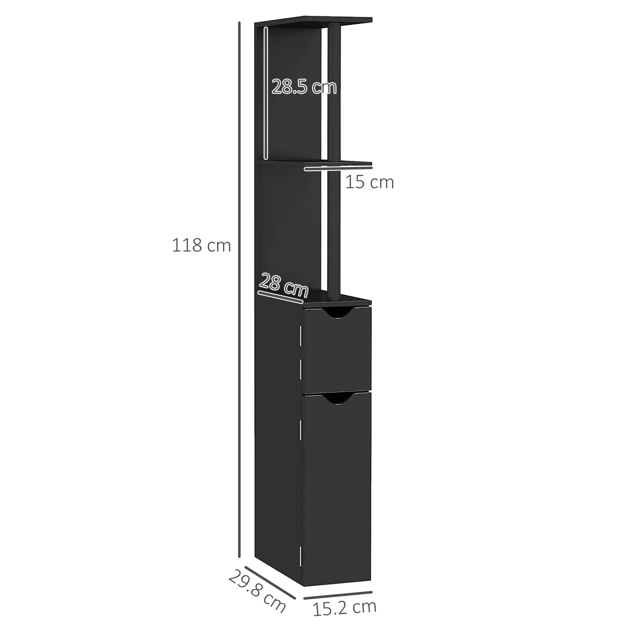 Шкаф Kleankin 834-456V80BK (Black) - 5