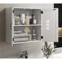 Dulap suspendat Kleankin 834-650V00WT (White) Thumb