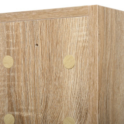 Шкаф с зеркалом Kleankin 834-259 (Oak) Thumb