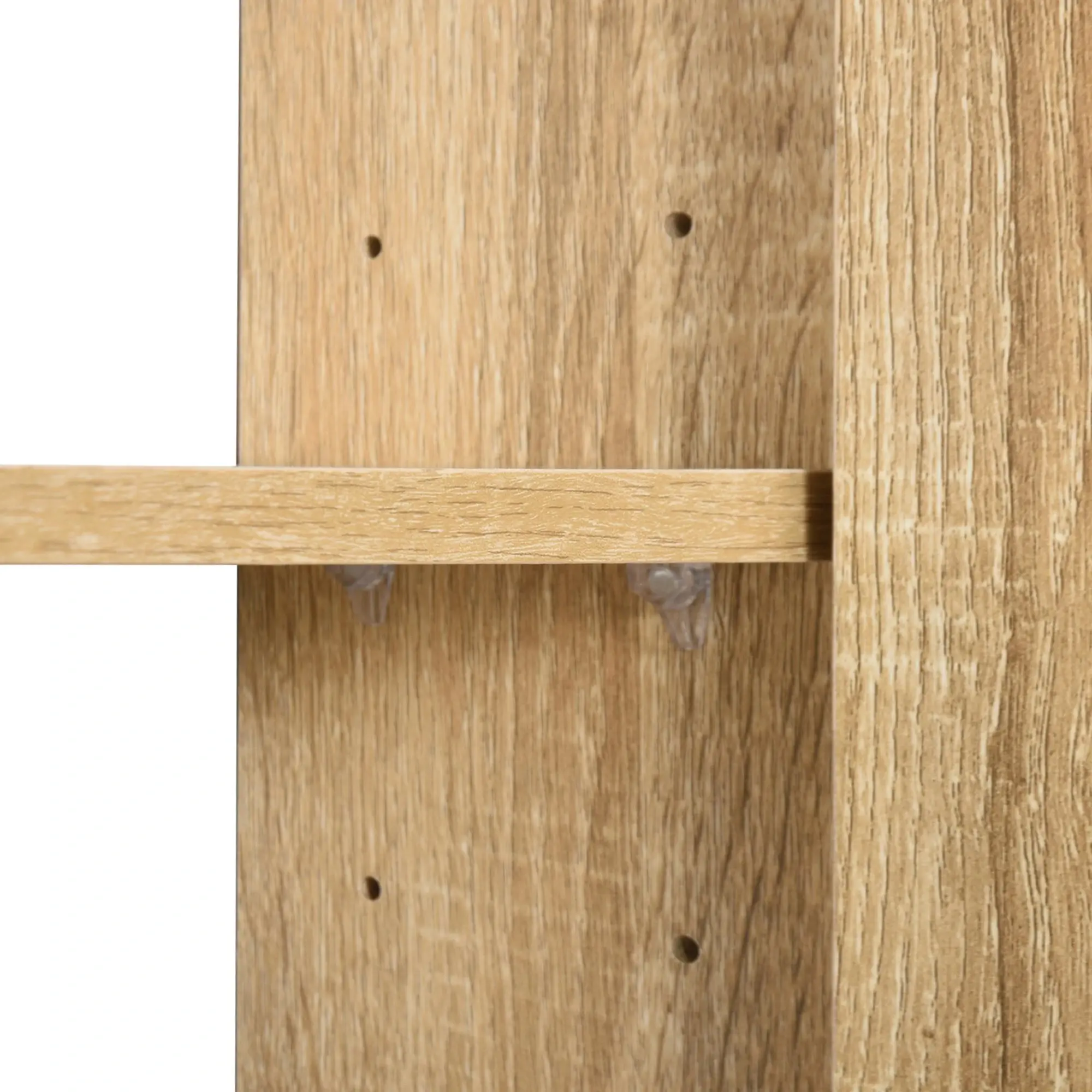 Шкаф с зеркалом Kleankin 834-259 (Oak) - 6