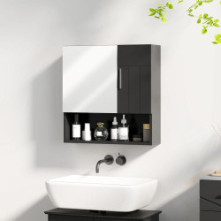 Шкаф с зеркалом Kleankin 834-347V00BK (Black) Thumb