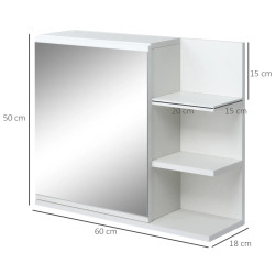 Dulap cu oglinda Kleankin 834-378WT (White) Thumb